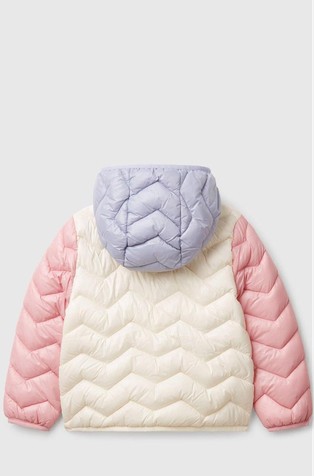 BENETTON Prešita bunda s kapuco Večbarvna - Multi Colour 2
