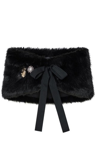 Faux fur scarf