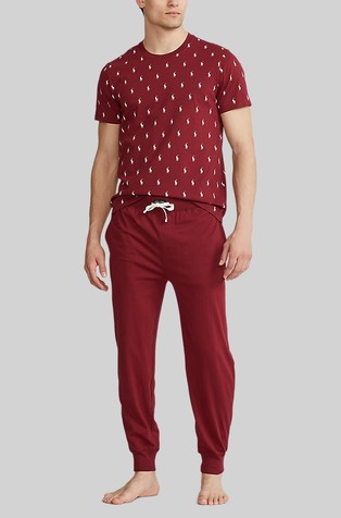 RALPH LAUREN Signature pony cotton t-shirt Bordeaux 3