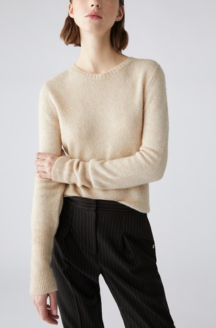 Sweater and matching neck warmer