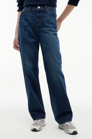 Kira Mid Rise Straight Jeans