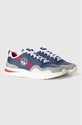 NORTH SAILS Horizon Jet Sneaker Dark Denim / Gray / Red 2