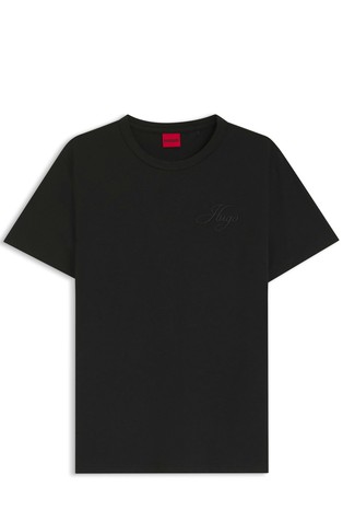 Cotton-jersey T-shirt with embroidered logo