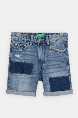 Denim kratke hlače z raztrganinami