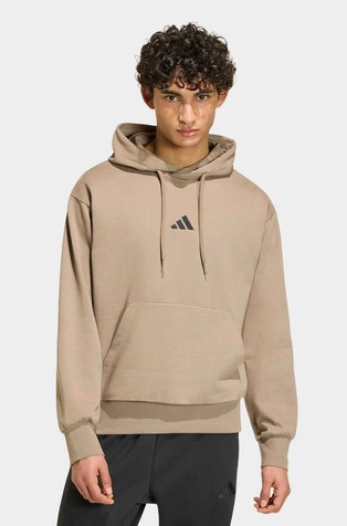 Essentials Feelcozy pulover s kapuco in flisirano notranjostjo
