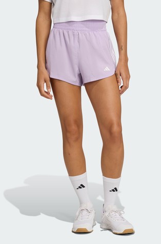 Pacer Training 3-Stripes kratke hlače z visokim pasom