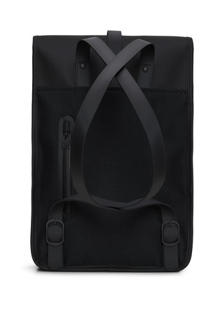 RAINS Mini Unisex Waterproof Backpack Black 2