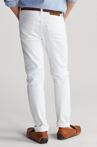 RALPH LAUREN Sullivan Slim Stretch Jean White 2