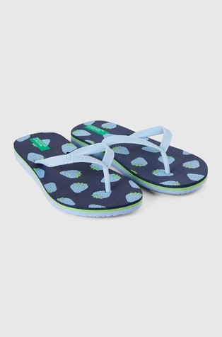 BENETTON Flip-flops with fruit pattern Blue 2