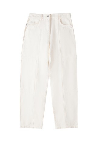 Jeans with zips