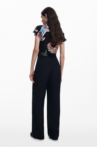DESIGUAL Jumpsuit designed by Mr. Christian Lacroix Black / Multi 2