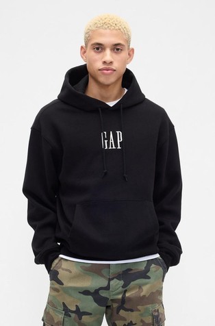 Adult Vintage Soft Oversized Gap Mini-Logo Hoodie