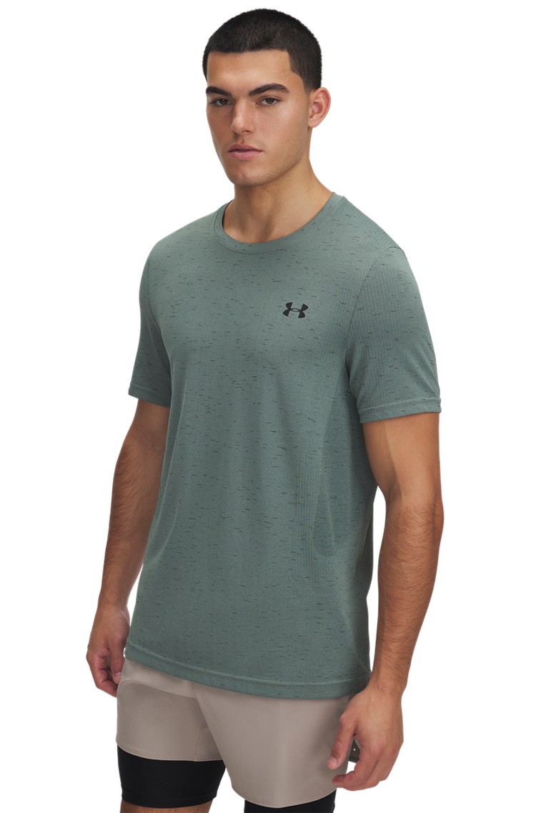 UNDER ARMOUR Vanish brezšivna majica s kratkimi rokavi Zelena - Silica Green / Black 