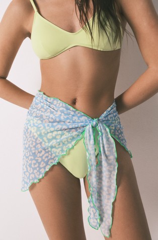 HI&BYE pareo z živalskim vzorcem