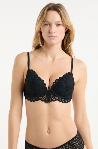 Etreinte Bra N.2 - The Plunge Push-up in Lace