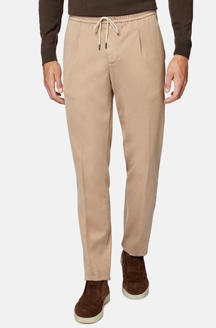 City trousers in cotton and stretch Tencel™ Lyocell