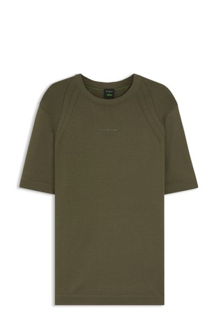 Porsche x BOSS short-sleeved sweater with logo print