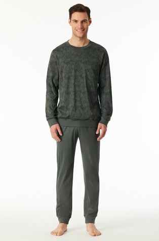 Fine Interlock - pižama z dolgimi rokavi