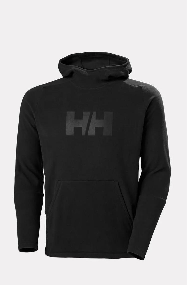 HELLY HANSEN Daybreaker fleece logo hoodie Black Colour 
