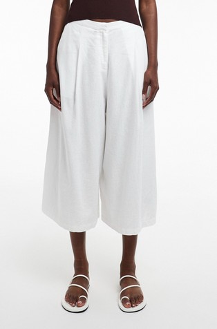 TSMALIN high-rise culottes in linen and viscose