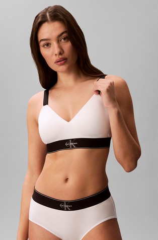 Bralette - Graphic Monogram Microfibre Stretch