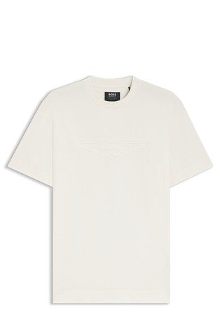 BOSS x Aston Martin majica s kratkimi rokavi iz merceriziranega bombaža