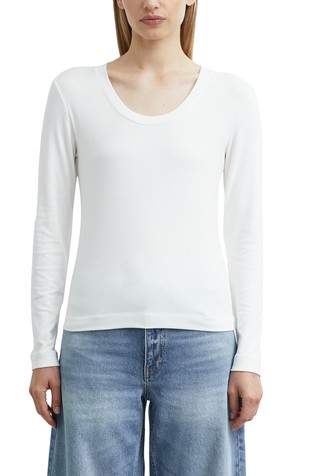 Long-sleeve shirt made of viscose