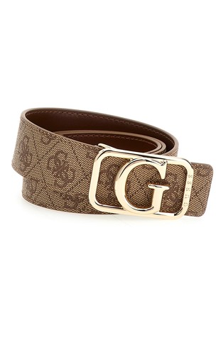 4G logo belt in faux-leather