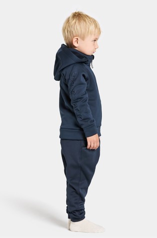 DIDRIKSONS Corin Kids' Full-Zip with Detachable Hood Navy 3