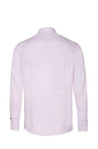 PURE H.TICO Slim fit City shirt with long sleeves Light Pink 2