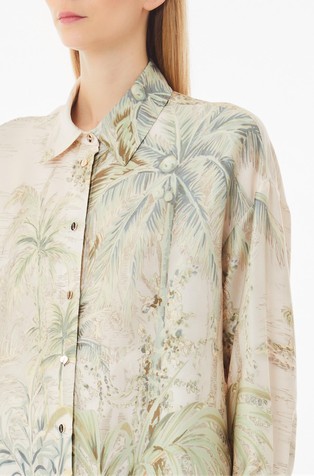 LIU JO Tropical-print shirt Jungle 3