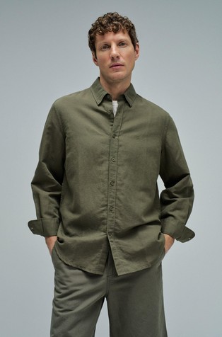 Linen-cotton shirt