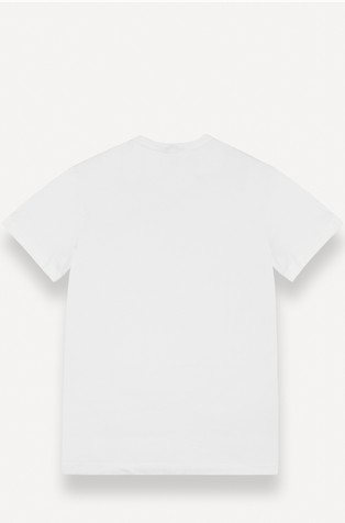 COLMAR Majica s kratkimi rokavi in logo trakom Bela - White 2