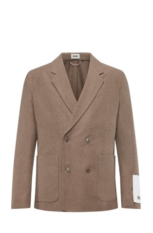 Suknjič z dvorednim zapenjanjem iz viskozne mešanice