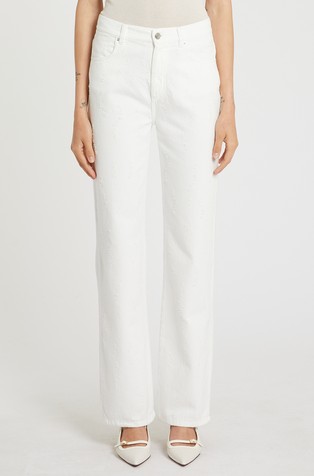 Straight-fit denim jeans