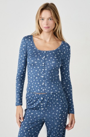 Bethany floral pyjama t-shirt