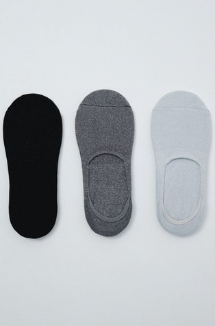 3-pack no-show socks