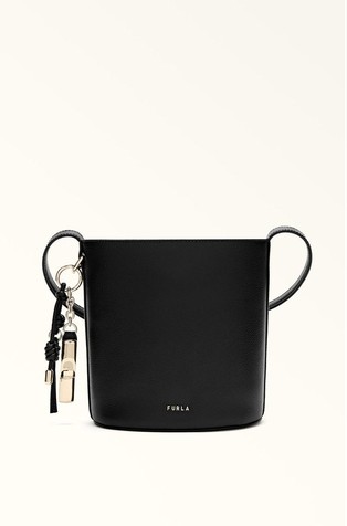 Mini usnjena bucket torbica