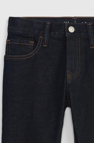 GAP Slim jeans hlače za dečke Modra - Rinse Washed Indigo 3