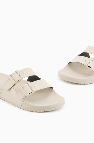 EMPORIO ARMANI Unisex Slides Beige 4