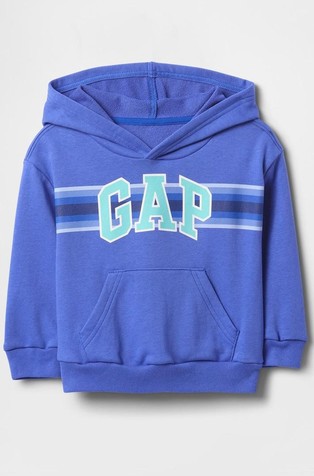 Gap logo pulover s kapuco za malčke