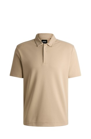 Cotton-blend polo shirt with antibacterial performance