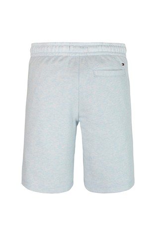 TOMMY HILFIGER Varsity Logo Cotton-blend Shorts Light Blue 6