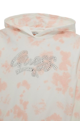 GUESS Tie-dye logo sweathirt with hood Multi 5
