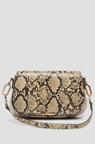 Clutch with snake pattern