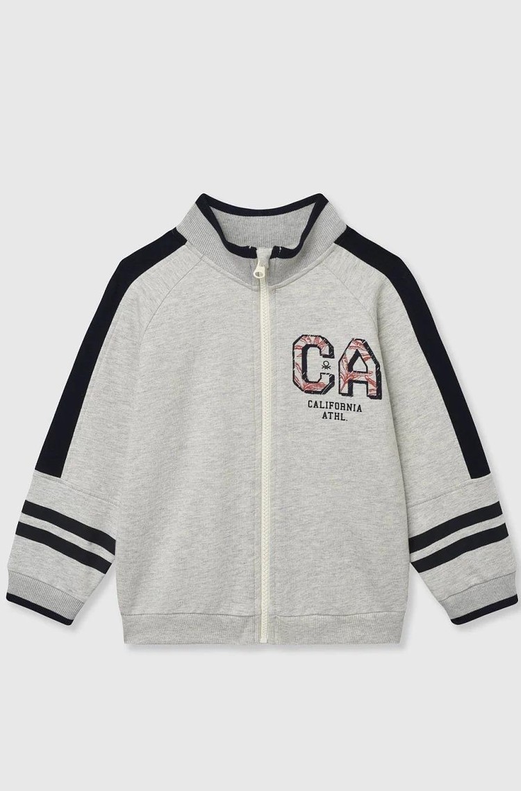 BENETTON Sweatshirt with print Gray 