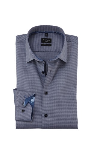 No. Six super slim fit vzorčasta srajca