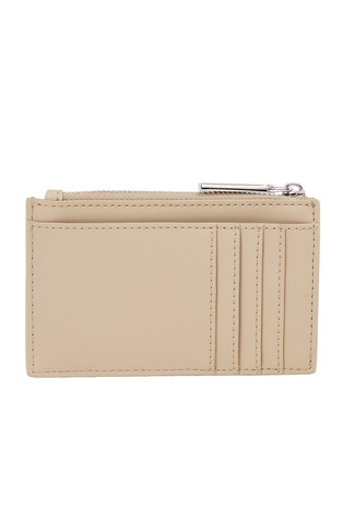 CALVIN KLEIN Zip Flap Cardholder Beige 2