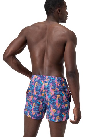 SPEEDO Redondo Volley vzorčaste kopalke Škrlatna - Purple - Multi Print 3