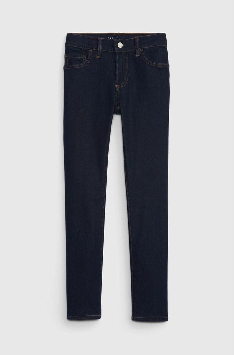 GAP Skinny jeans hlače za dečke Modra - Rinse Washed Indigo 